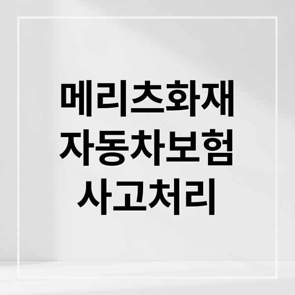 메리츠화재
자동차보험
사고처리 (메리츠화재 자동차보험 고객센터 서비스)