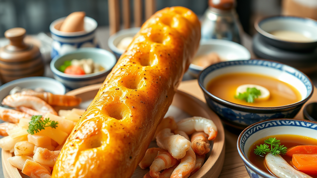 조식 뷔페 생생 리뷰 (realistic 스타일)