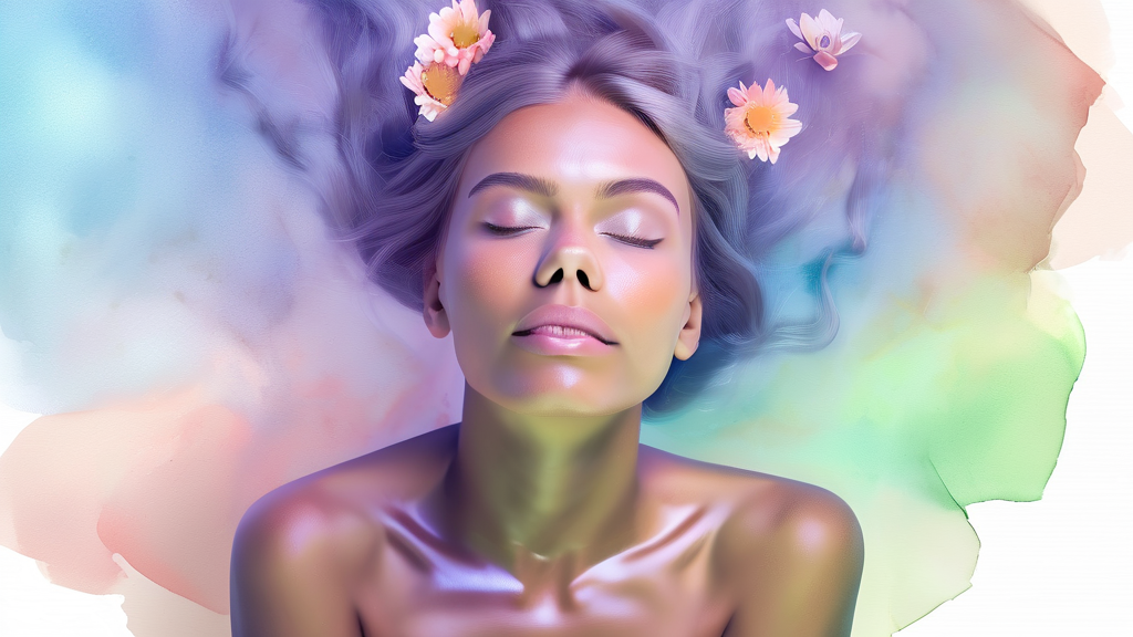 칼륨과 함께하는 가볍고 건강한 몸 만들기 (watercolor 스타일)