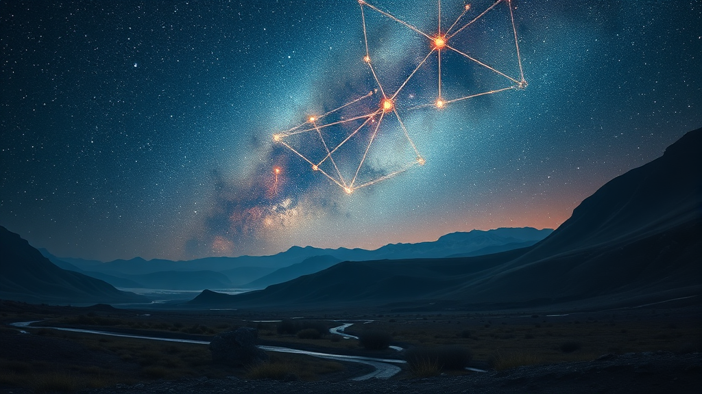 별자리별 성향 분석 (realistic 스타일)