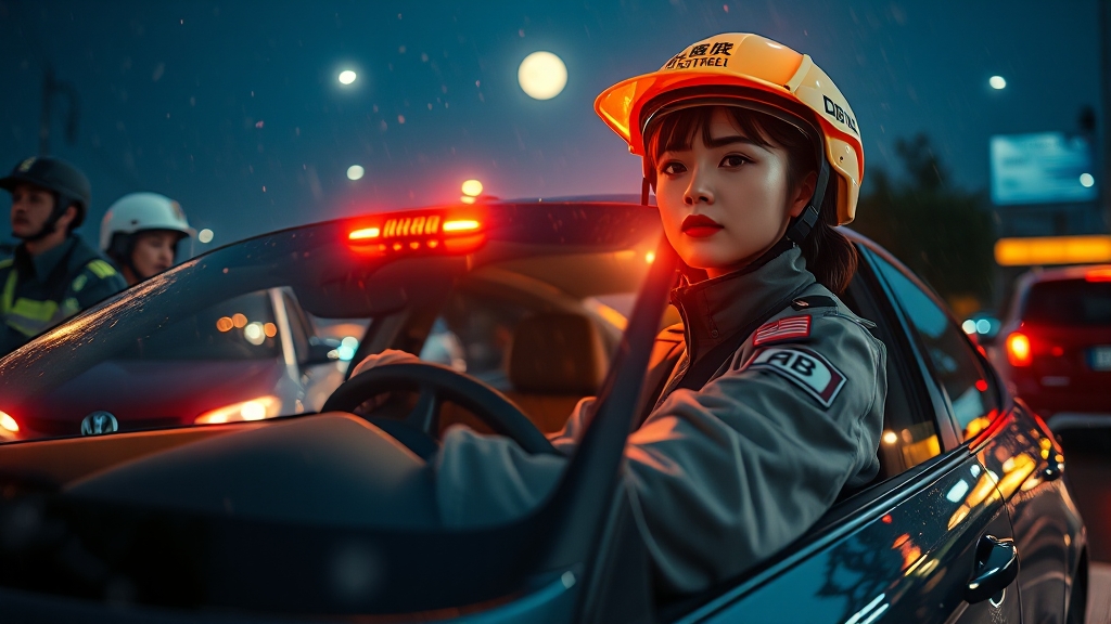 DB손보 다이렉트 긴급출동 개요 (realistic 스타일)