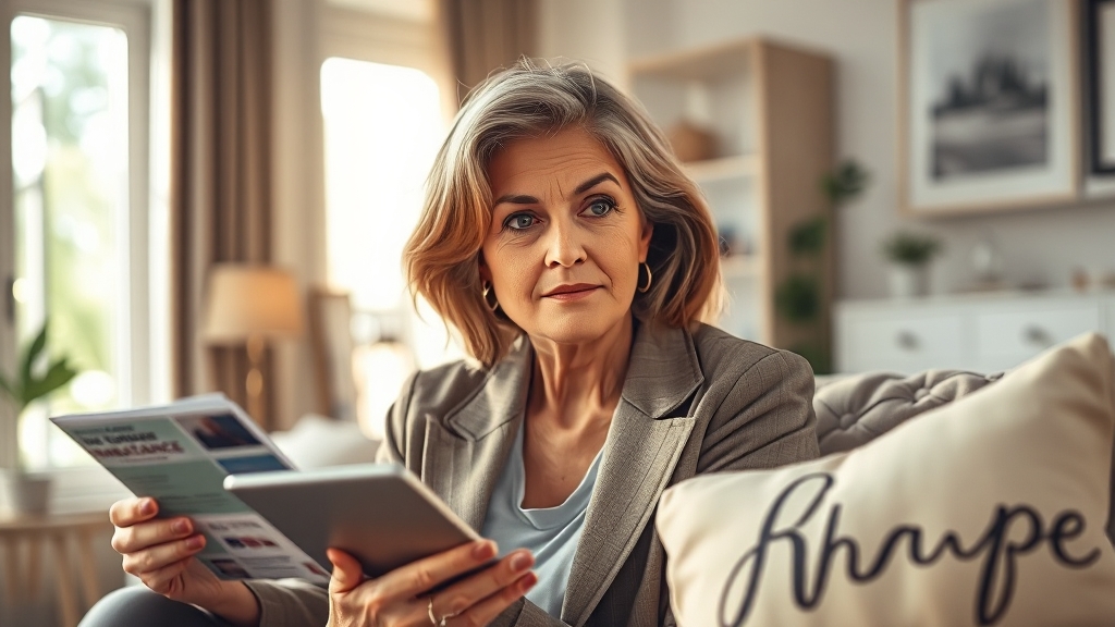 연령별 암보험 가입 전략 (realistic 스타일)