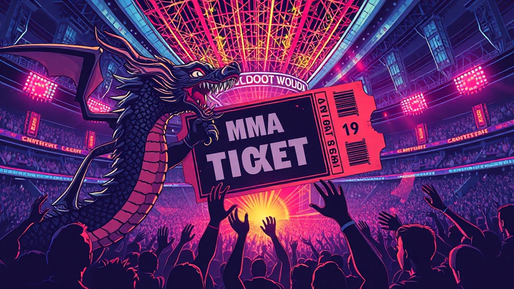 MMA 티켓팅 성공 전략 및 팁 (illustration 스타일)