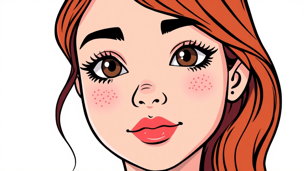 청소년 피부 특징 & 관리 중요성 (cartoon 스타일)