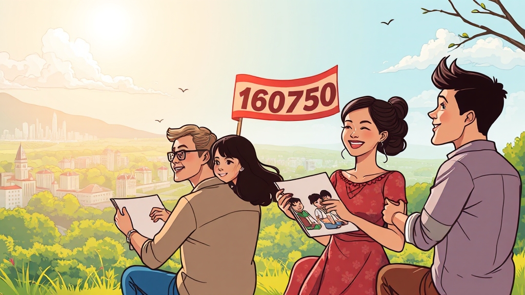 중소기업 근로자 지원 (cartoon 스타일)