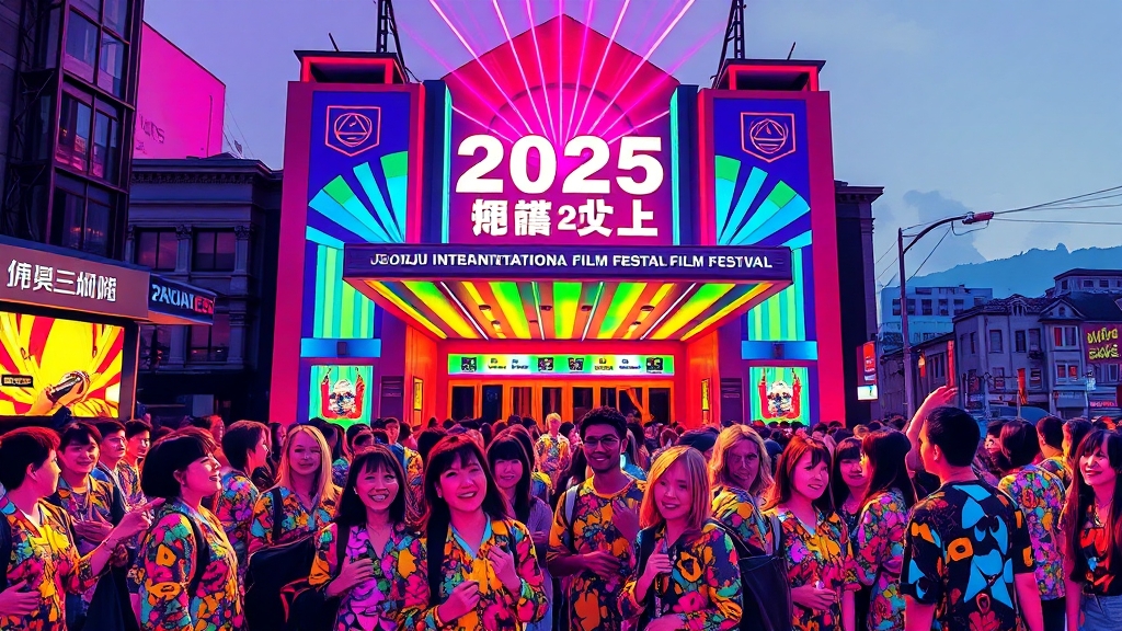 2025년, 전주에서 만나요! (popart 스타일)