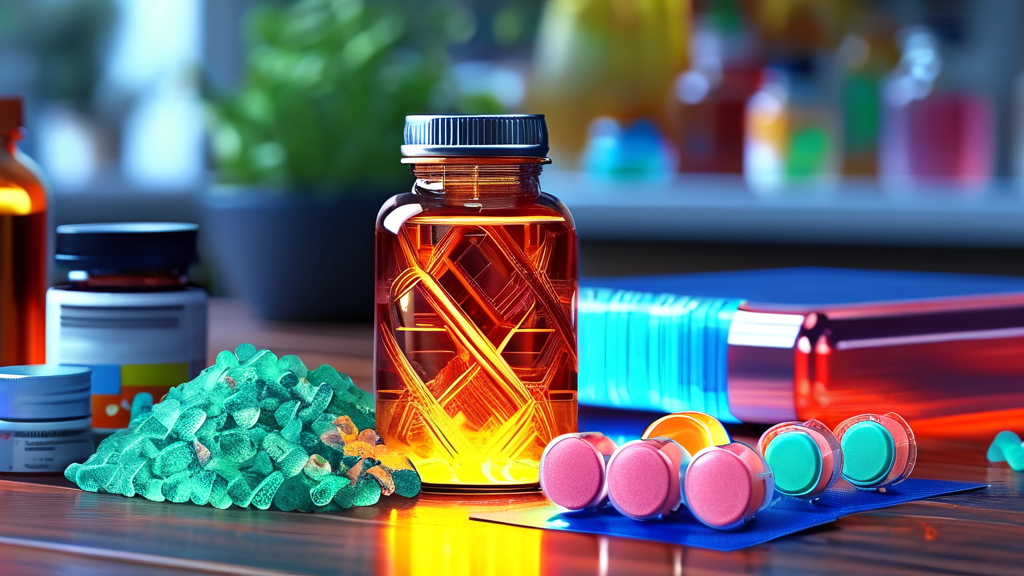 현재 복용 중인 다른 약물과의 상호작용 (realistic 스타일)