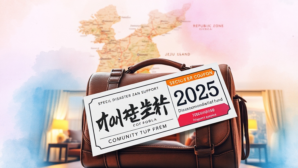 지역별 숙박 할인 혜택 (watercolor 스타일)