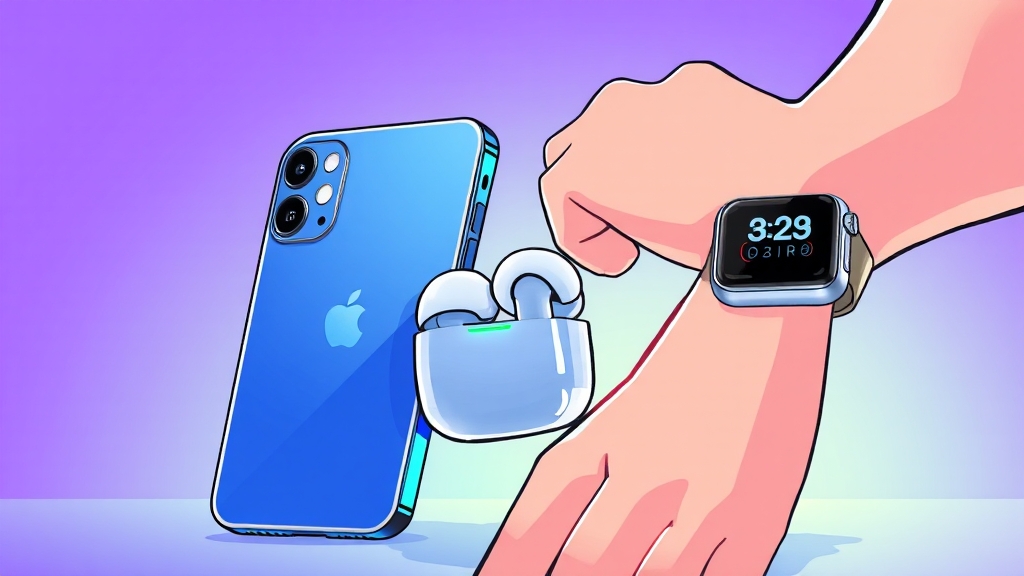 최신 에어팟 정보: 출시 동향 (cartoon 스타일)