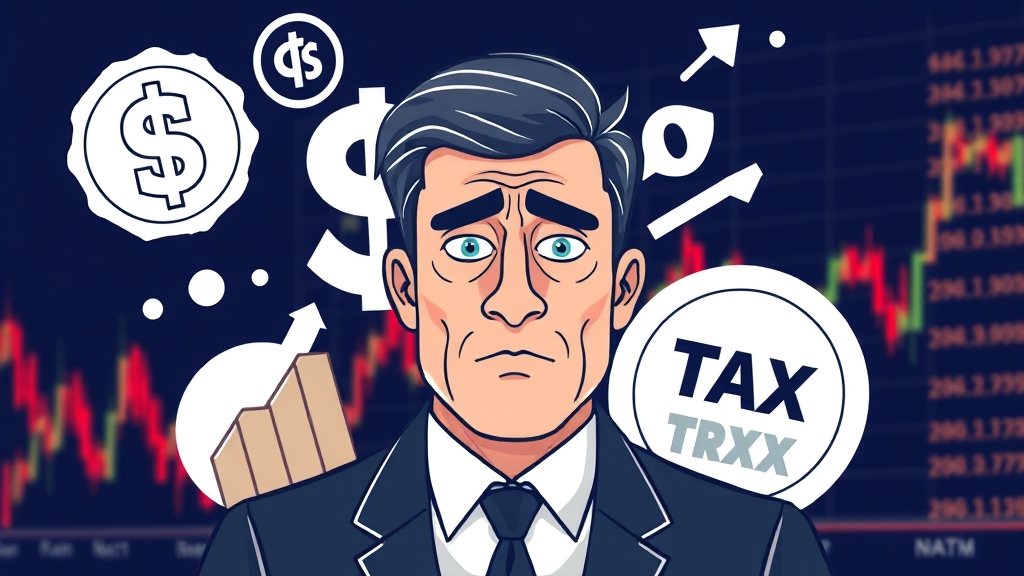 SCHD ETF 투자 시 유의사항 및 세금 정보 (illustration 스타일)