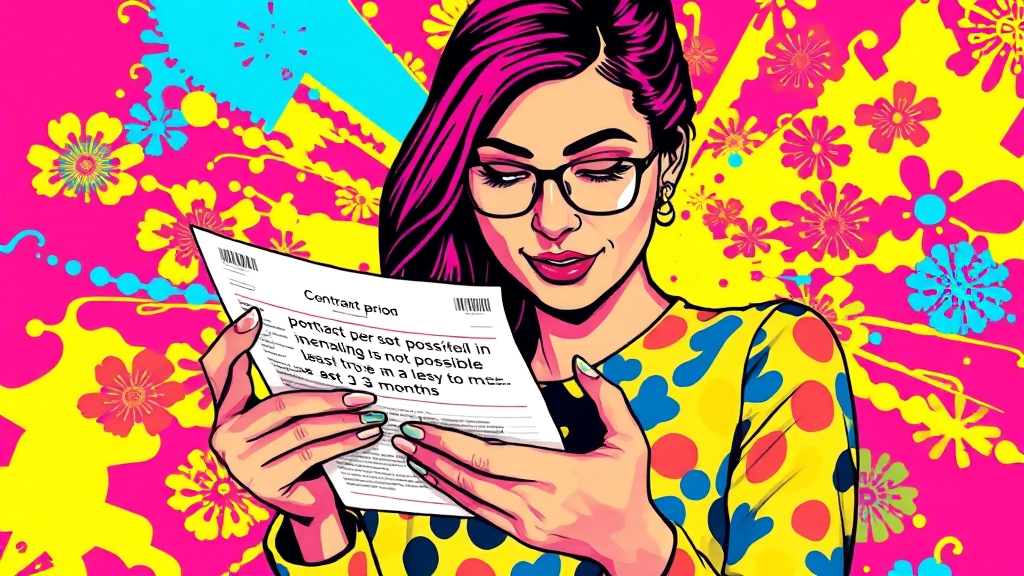 통신사별 주의사항은? (popart 스타일)