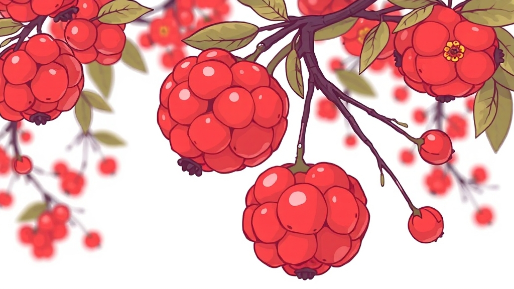 산딸나무 열매란? (illustration 스타일)