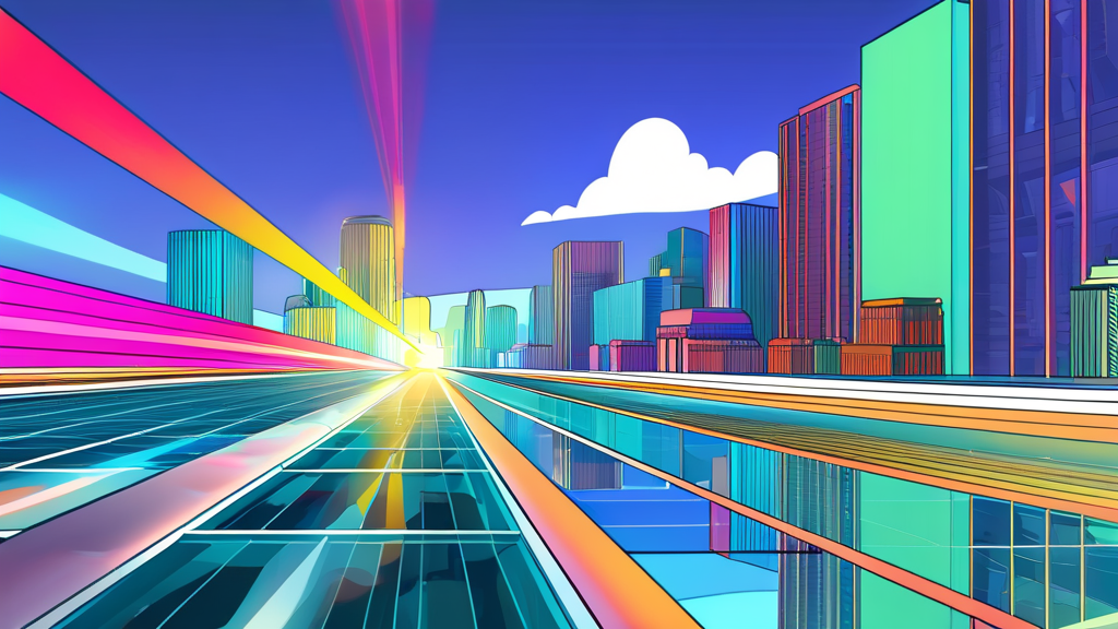 엔비디아의 선택, 유리기판 시장의 새로운 기회 (cartoon 스타일)