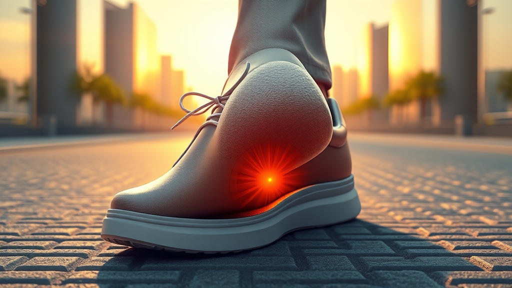 신발 & 깔창 선택 중요성 (illustration 스타일)