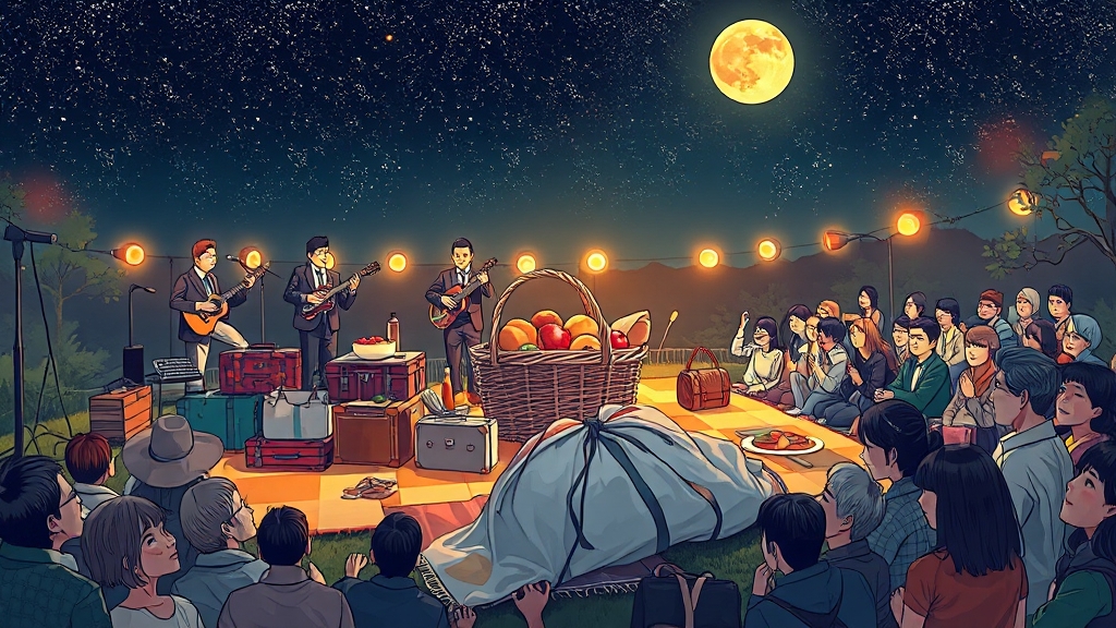 쾌적한 관람을 위한 준비물 (illustration 스타일)