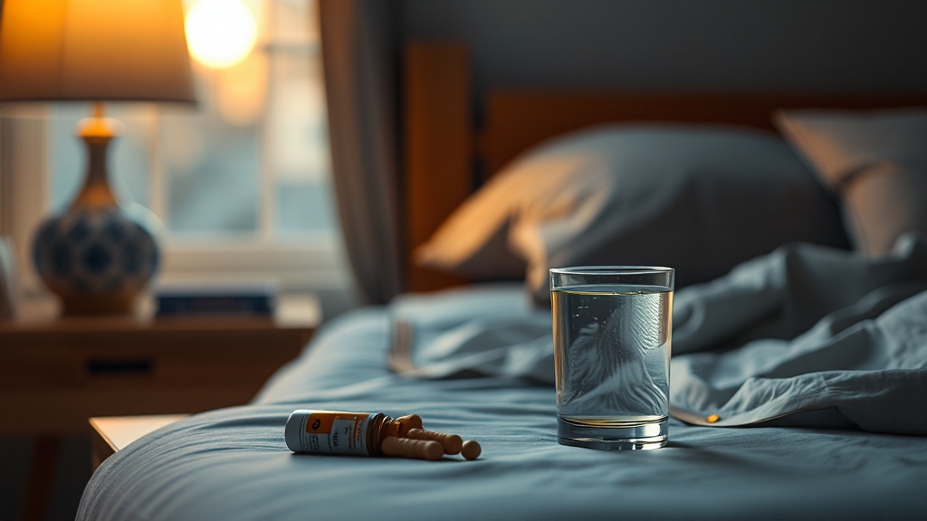 멜라토닌 복용 방법 (realistic 스타일)