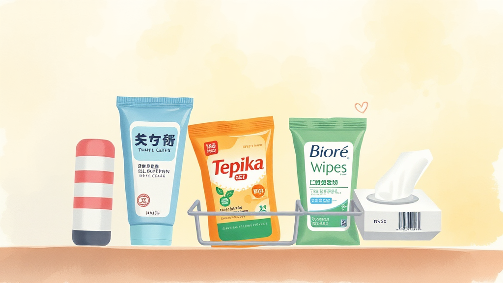 추천 간식 & 생활용품 (watercolor 스타일)