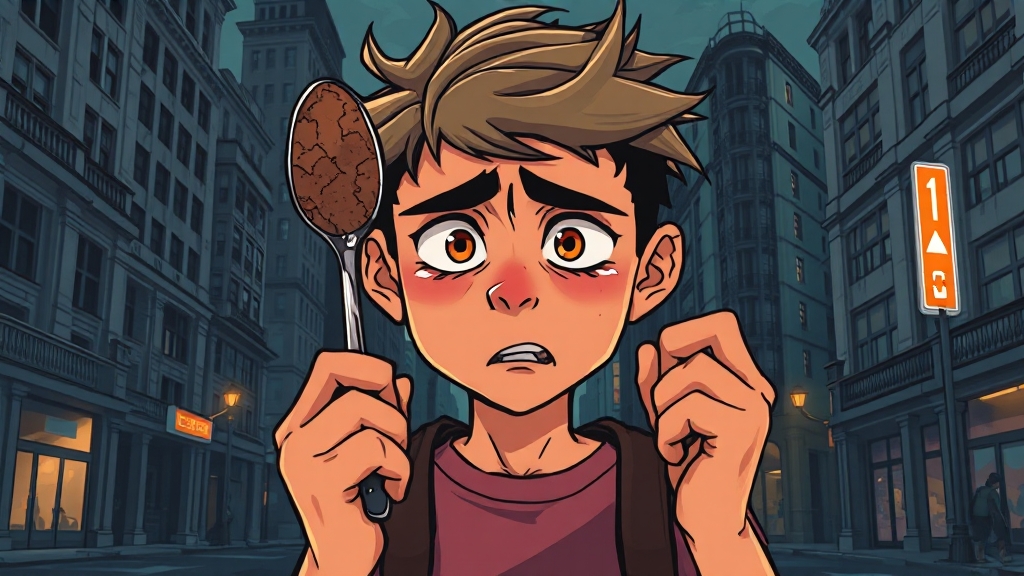 하류사회의 영향 (cartoon 스타일)