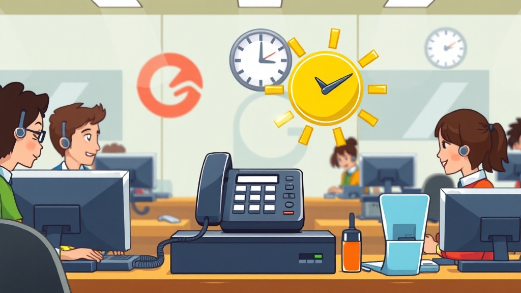 고객센터, 직접 물어보는 게 빠를 수도? 📞 (cartoon 스타일)