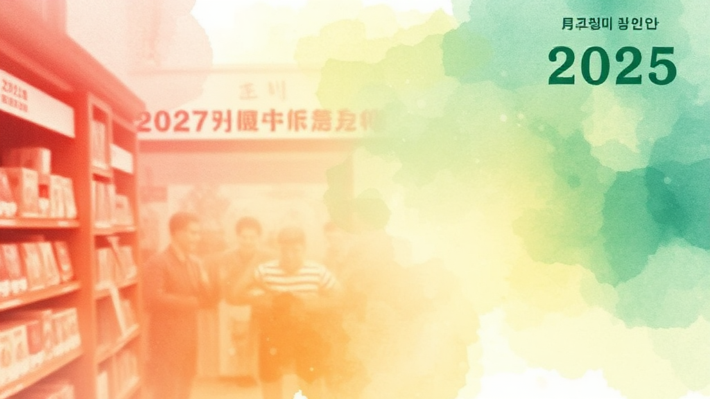 소비쿠폰 똑똑하게 쓰기 (watercolor 스타일)