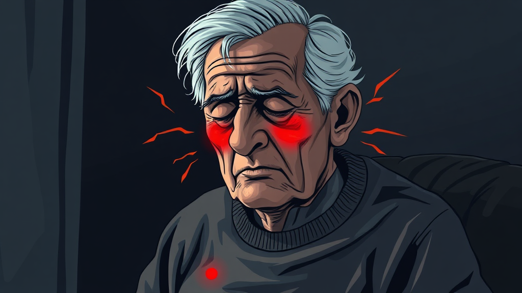 대상포진, 왜 위험할까? (illustration 스타일)