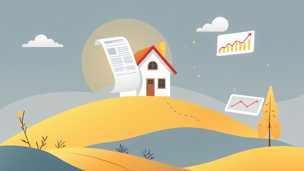 개별공시지가의 중요성 (illustration 스타일)