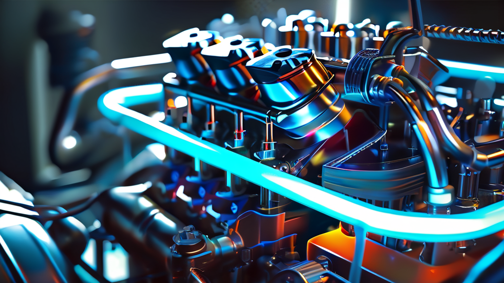 연료 효율 UP! 연료첨가제 성분과 작용 원리 (realistic 스타일)