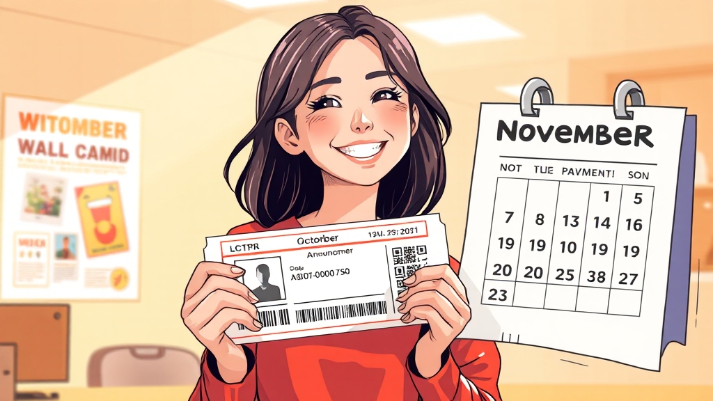 당첨금 수령 방법 및 유의사항 (illustration 스타일)