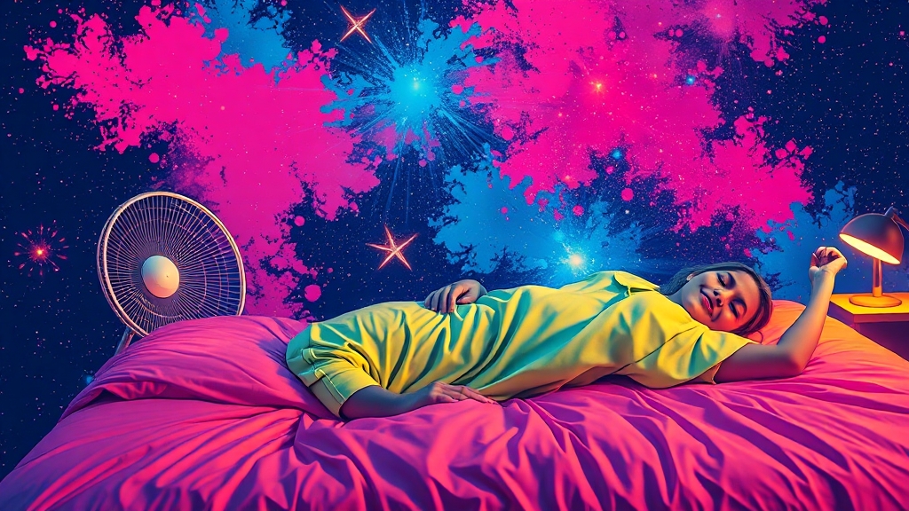 수면 환경, 이렇게 바꾸세요! (popart 스타일)