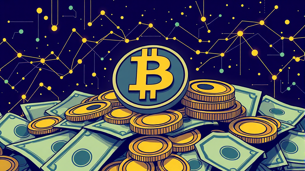 스테이블 코인 작동 방식 (illustration 스타일)