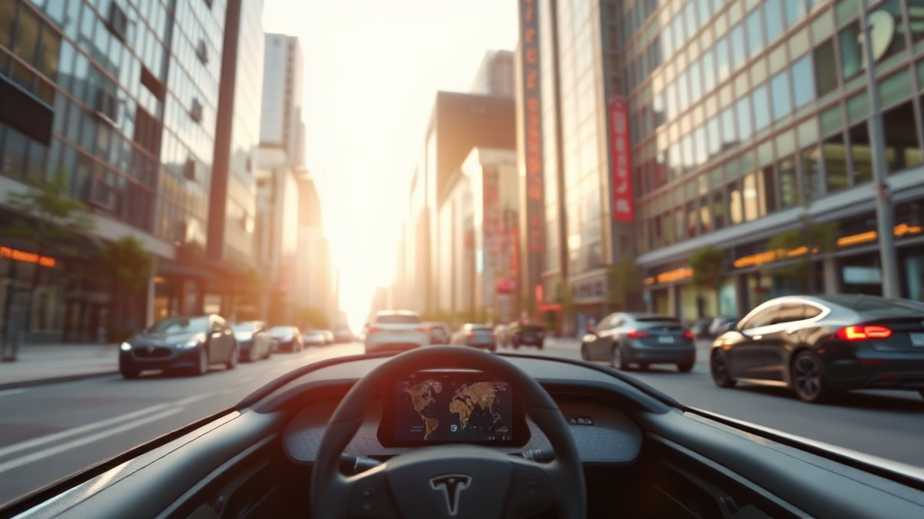 FSD 핵심 기능 및 작동 원리 (realistic 스타일)