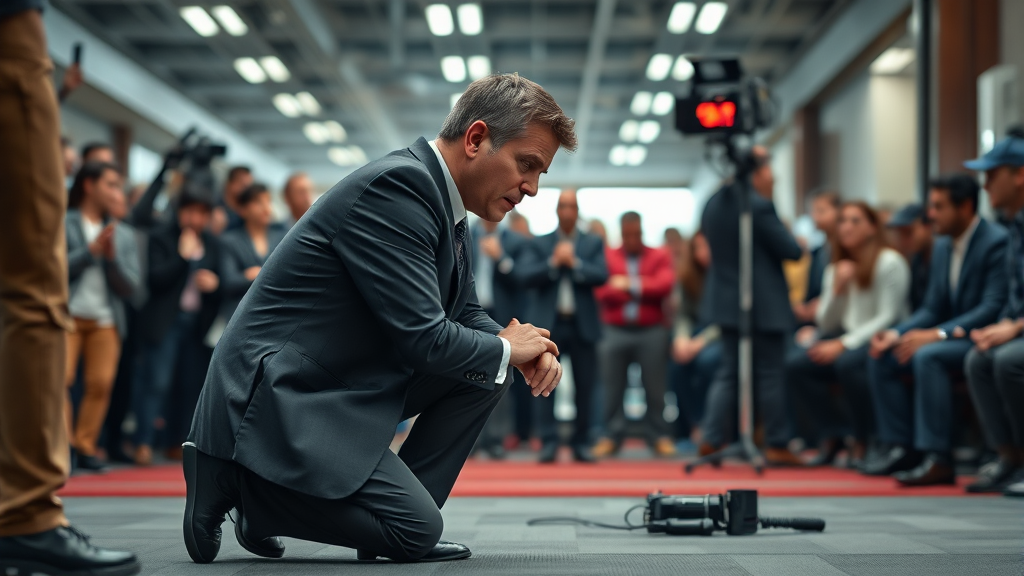 온라인 반응 및 여론 변화 (realistic 스타일)