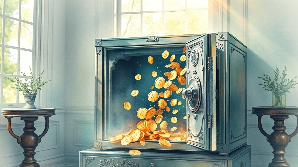 IRP 절세 효과 및 전략 (watercolor 스타일)