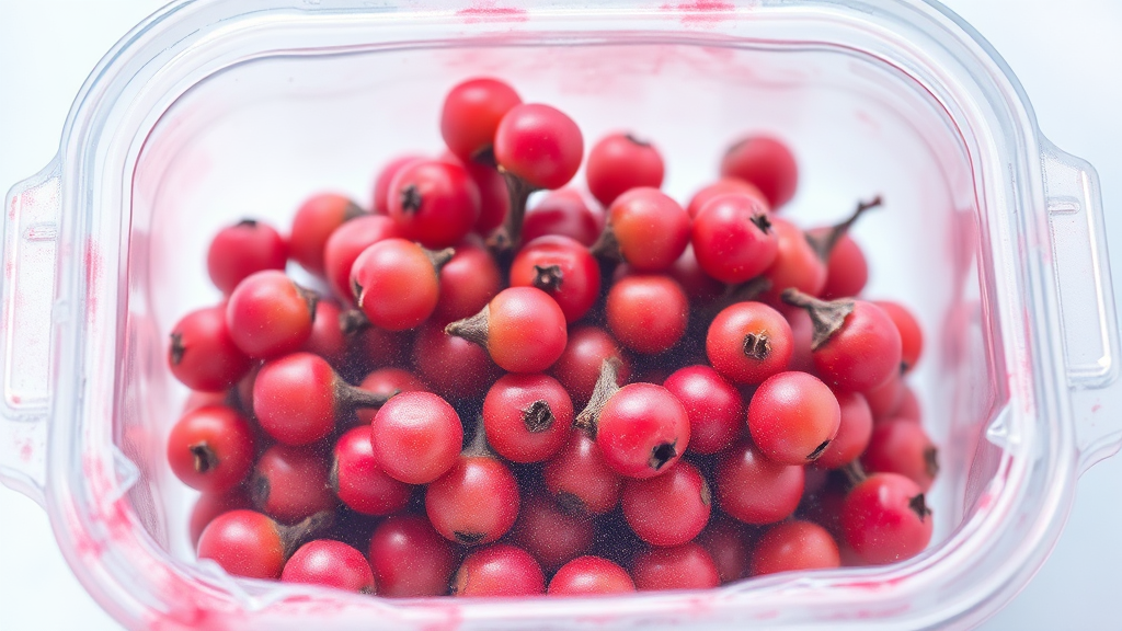 열매 보관법 (watercolor 스타일)