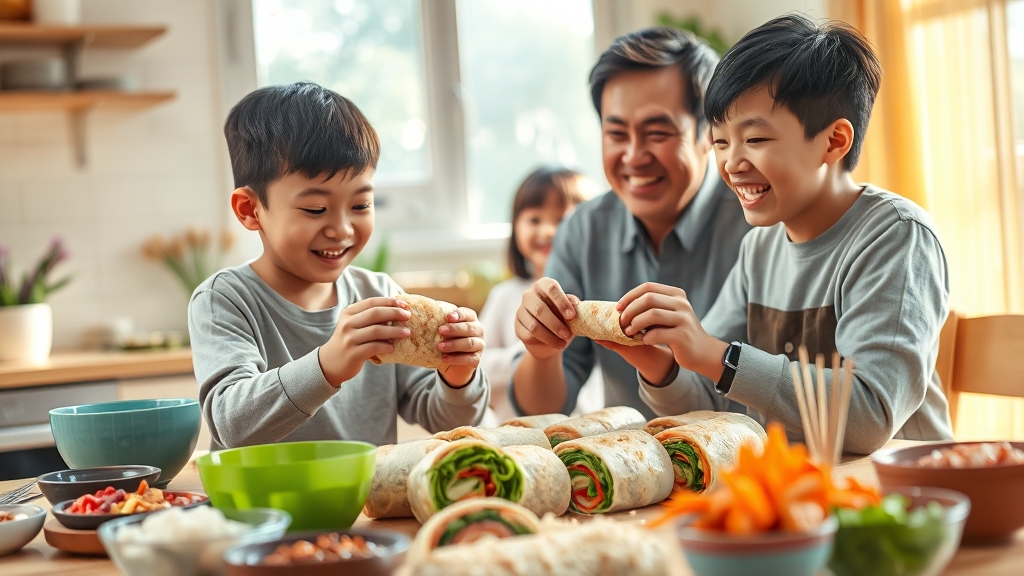 김밥 만들기 체험 (realistic 스타일)