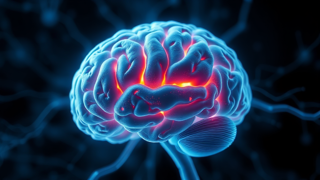 포스파티딜세린, 뇌 건강의 핵심 (realistic 스타일)