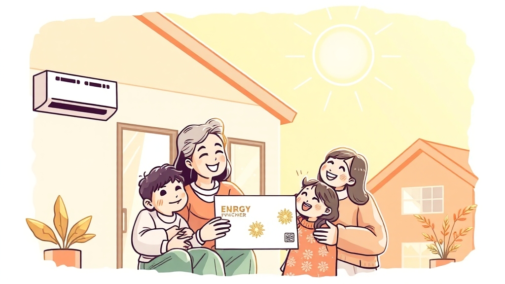 에너지바우처, 놓치지 마세요! (illustration 스타일)