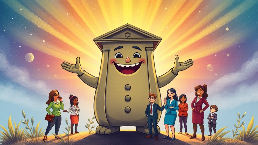 배드뱅크 운영 방식과 기대 효과 (cartoon 스타일)