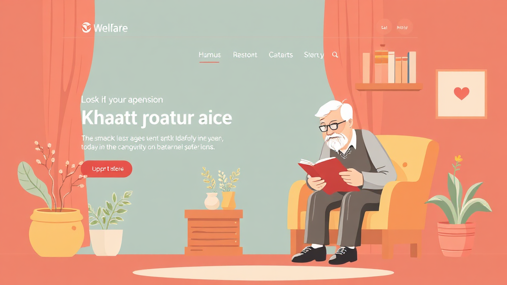 기초연금 신청 방법 및 필요 서류 완벽 정리 (illustration 스타일)