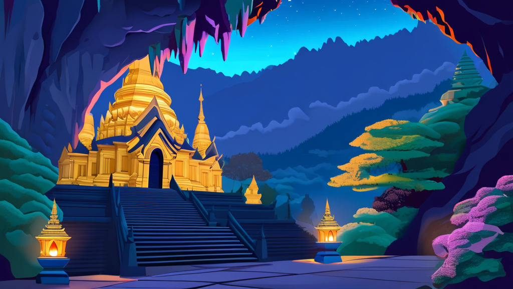 치앙마이 야경 투어, 나에게 맞는 코스 선택하기 (illustration 스타일)