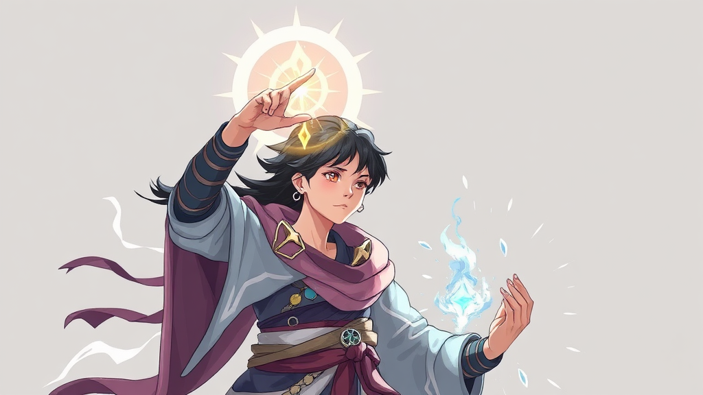 매화도령: 운명전쟁49의 스타 탄생 (illustration 스타일)