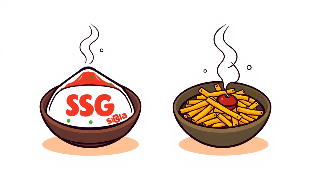 결론: 당신의 요리에 맞는 최고의 감칠맛 선택 (cartoon 스타일)