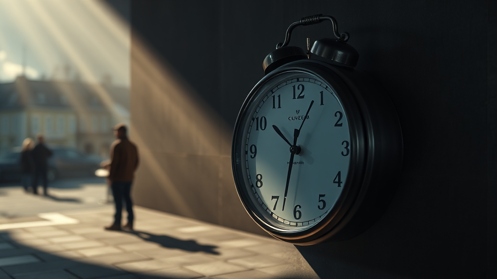 정년연장, 걱정되는 점은? (realistic 스타일)