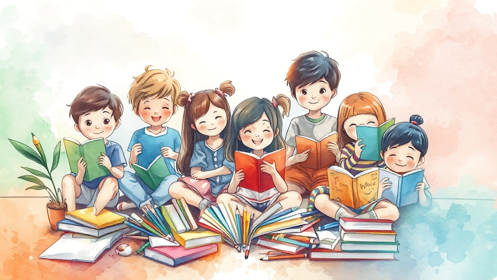 글쓰기 능력 향상을 위한 핵심 전략 (watercolor 스타일)