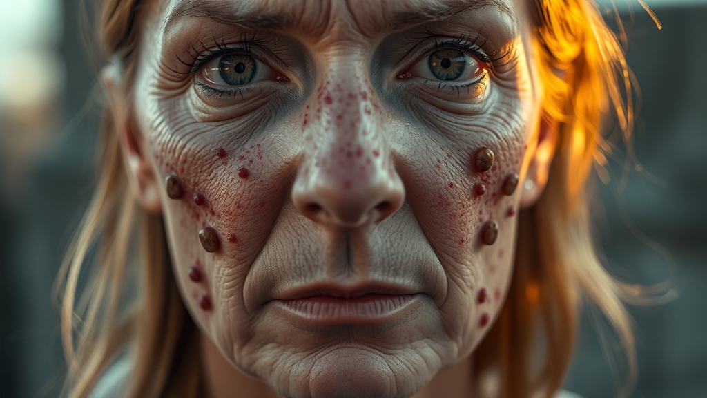 자가 진단 시 주의점 (realistic 스타일)