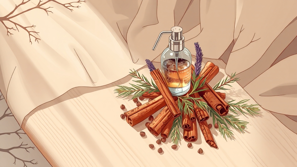 천연 재료 활용 꿀팁 (illustration 스타일)