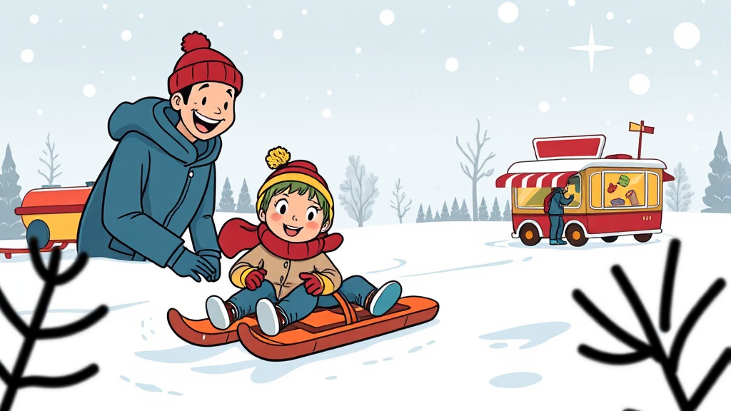 다양한 즐길 거리 (cartoon 스타일)