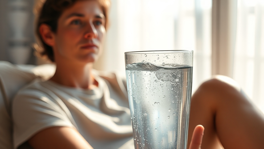 수분 섭취, 어떻게 해야 할까? (realistic 스타일)