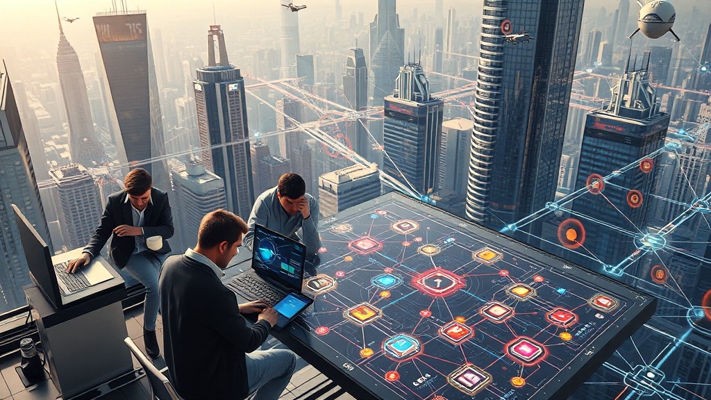 블록체인 개발자, 무슨 일을 할까? (realistic 스타일)