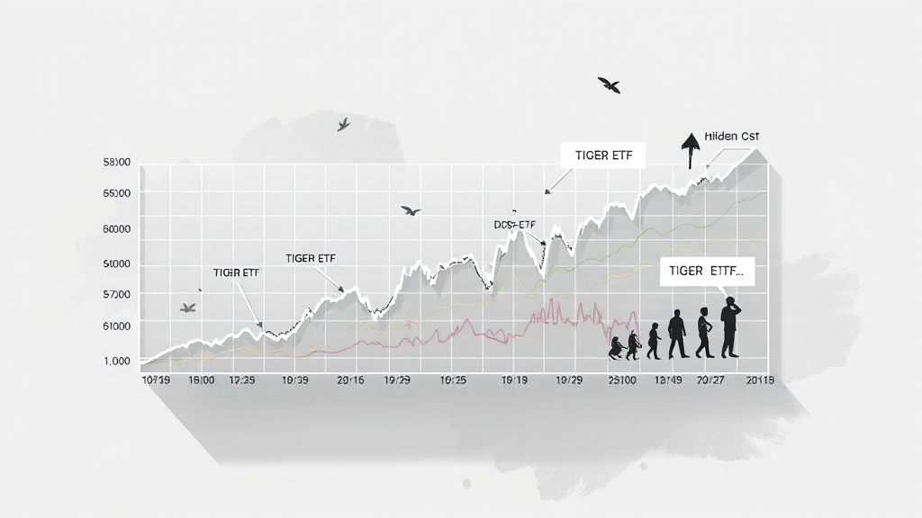 나스닥 투자, 숨겨진 비용은? (illustration 스타일)